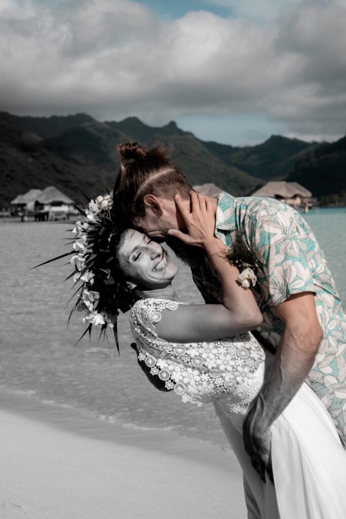photographe portrait mariage couple polynesie francaise