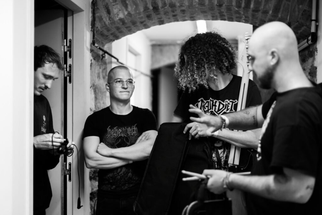 portrait musiciens avant un concert à rennes en bretagne en ille et vilaine