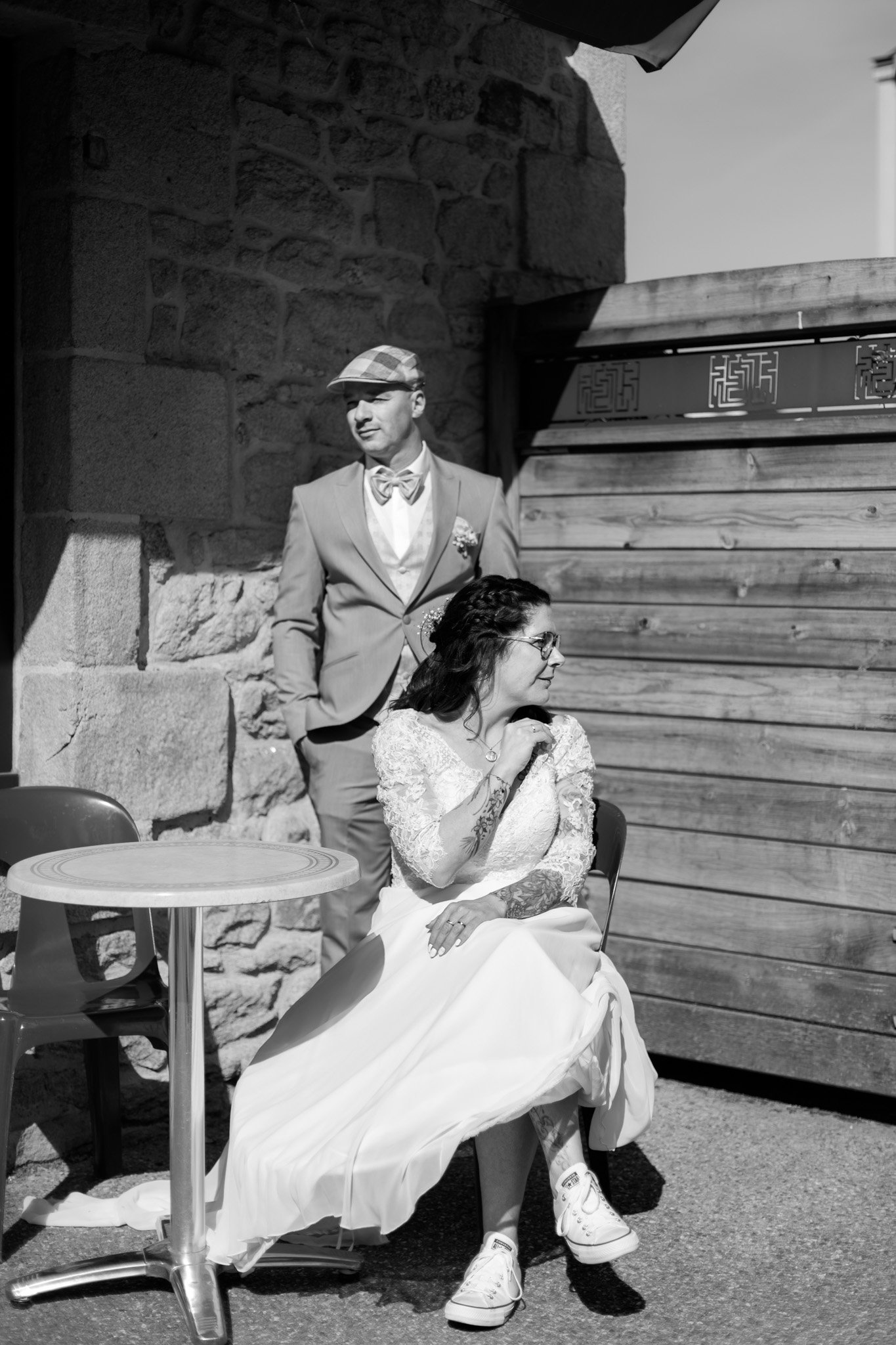 Séance photo mariage à Saint Barthélémy dans le morbihan en Bretagne