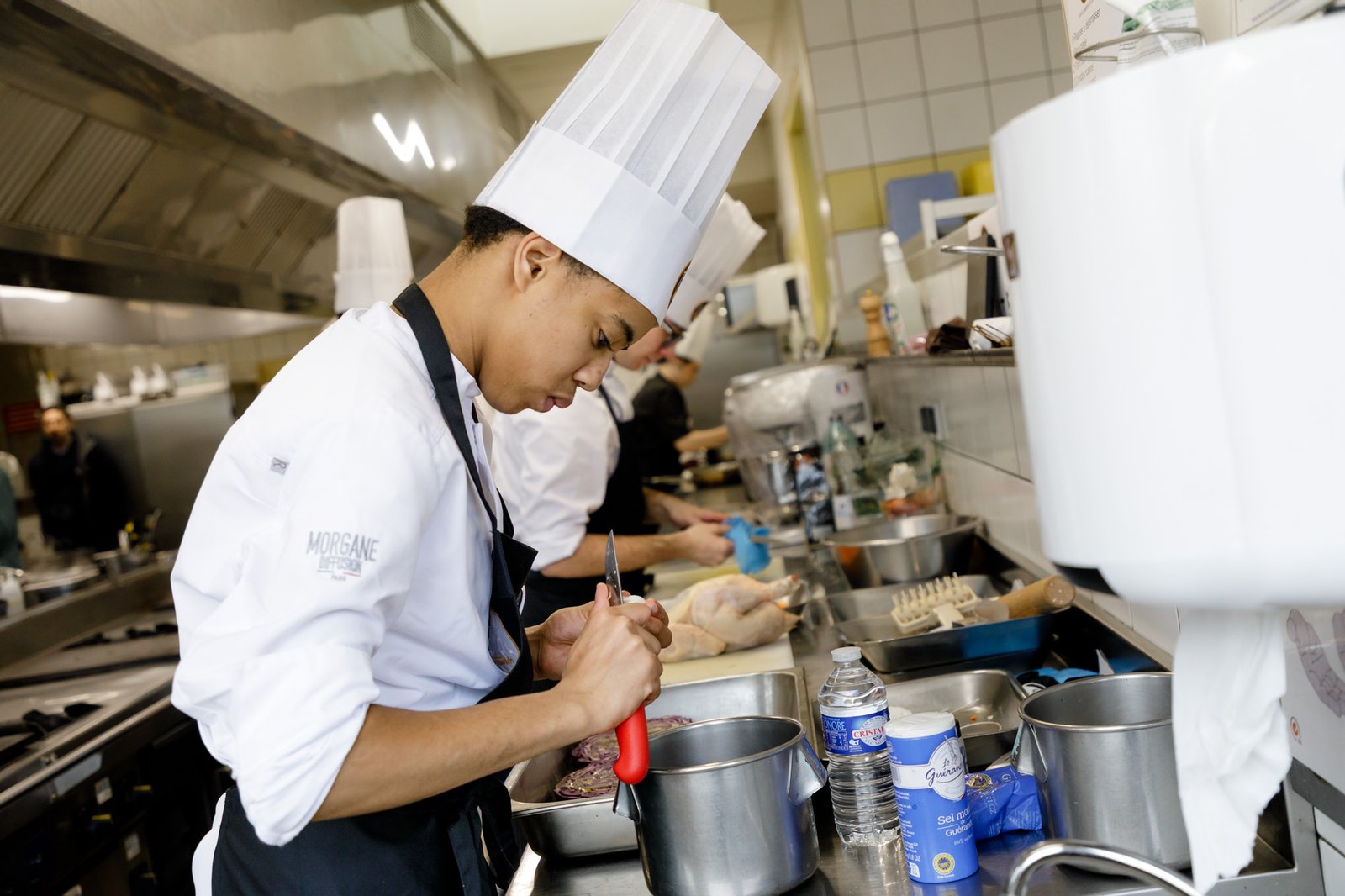 documentaire photos sur le concours culinaire les toqués de janzé au lycée hôtelier sainte anne à Saint Nazaire en loire atlantique