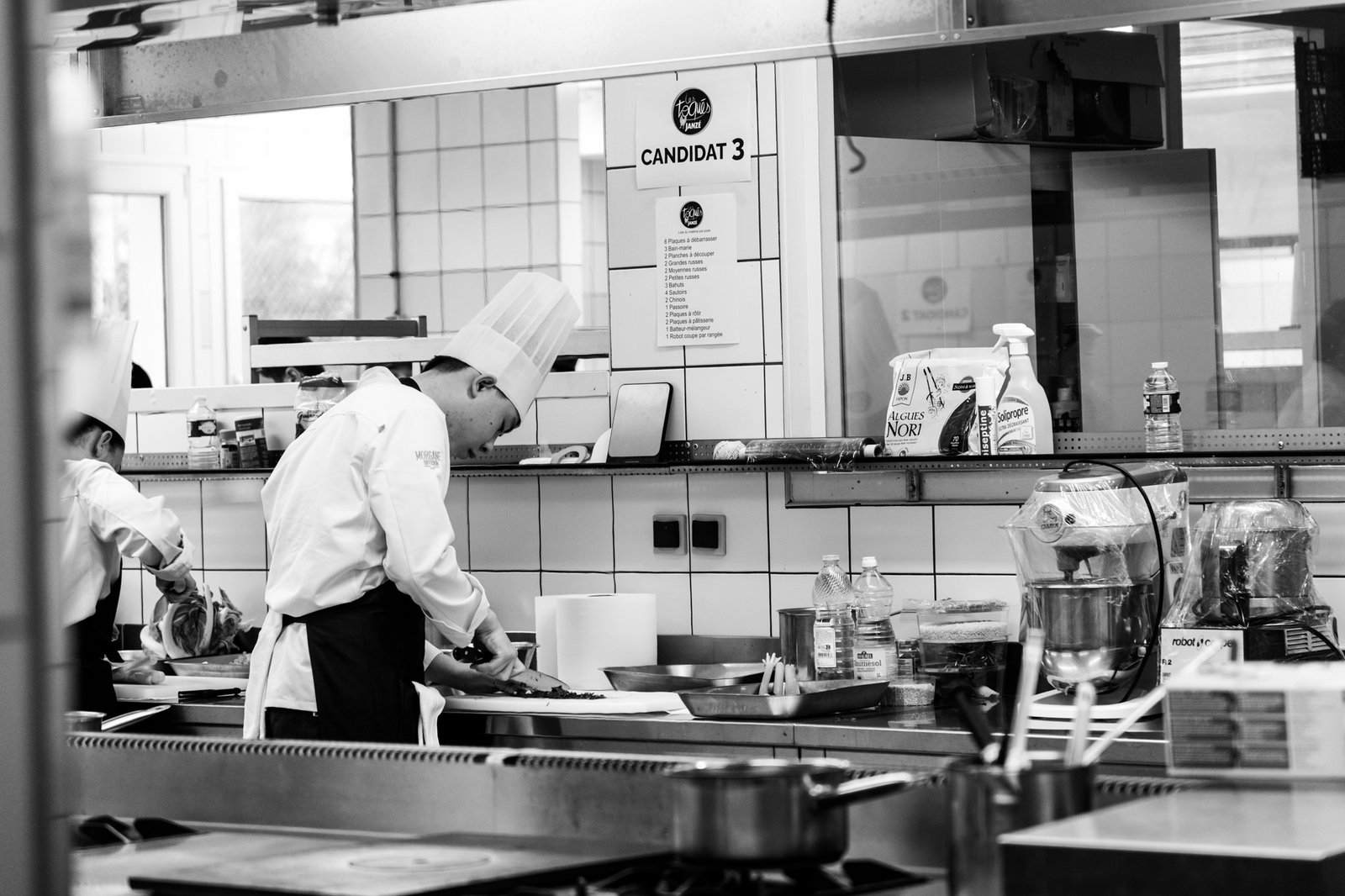 documentaire photos sur le concours culinaire les toqués de janzé au lycée hôtelier sainte anne à Saint Nazaire en loire atlantique