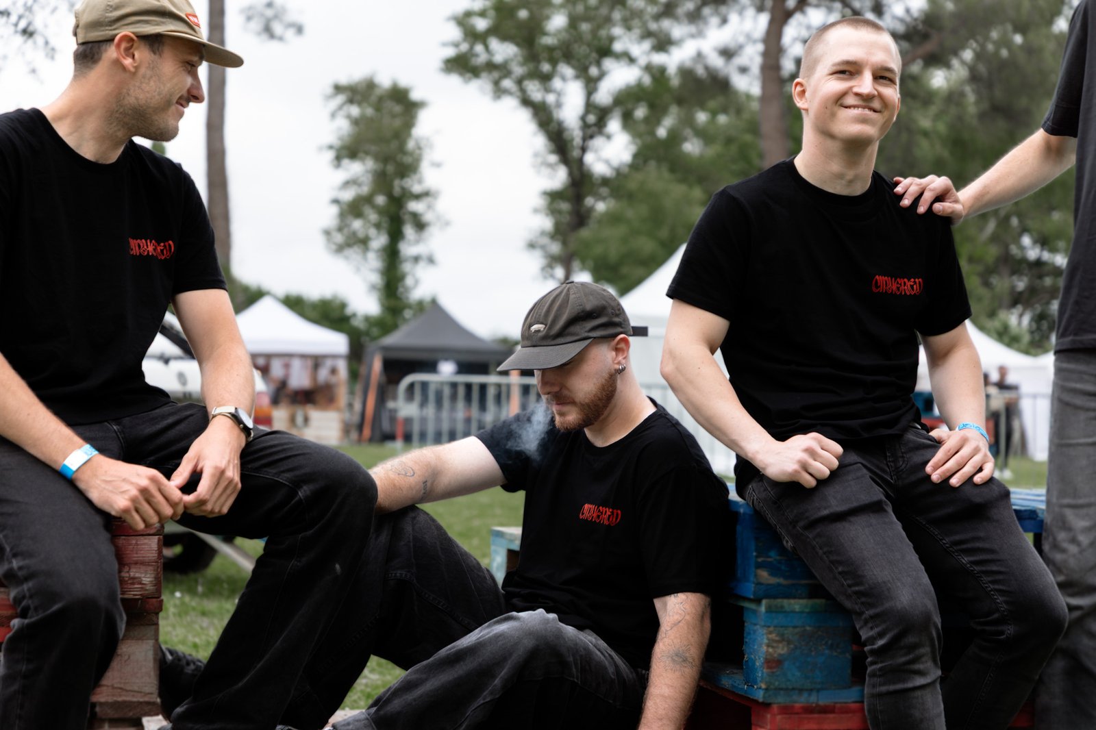 photographie merchandising groupe de rock Ciphered photo promotionnelle et commerciale en Bretagne