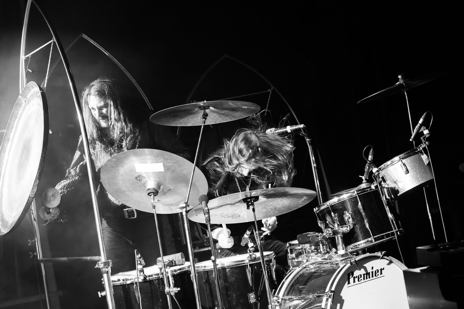 reportage photographie noir et blanc concert festival groupe rock breton moundrag 